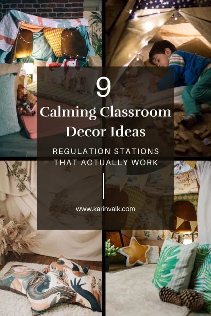 soothing classroom environment – relaxation station