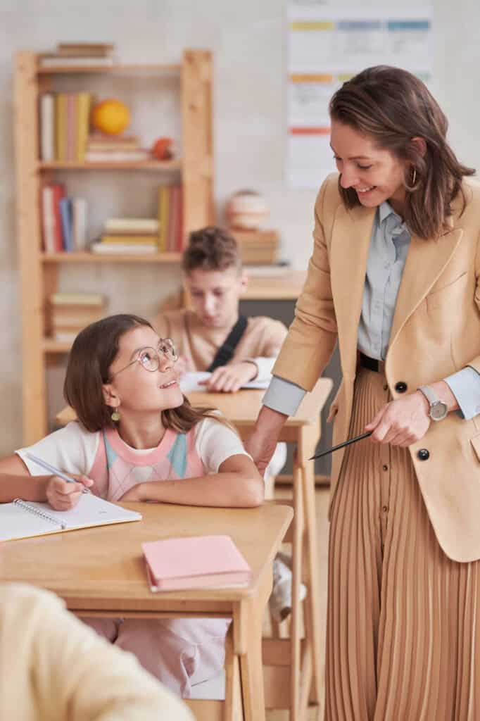calm teacher classroom
