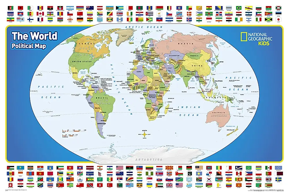 study room decoration – world map