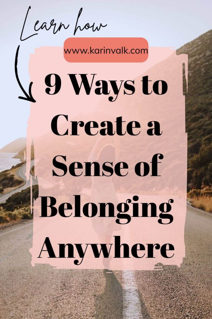 creating a sense of belonging
