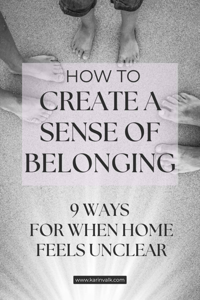 sense of belonging experiences
