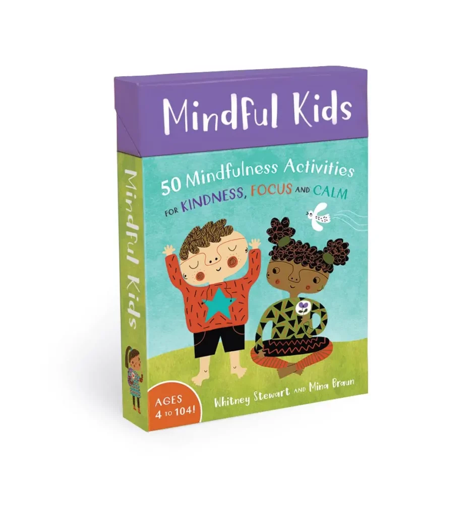 calm down cards airplane — Mindful Kids breathing card deck