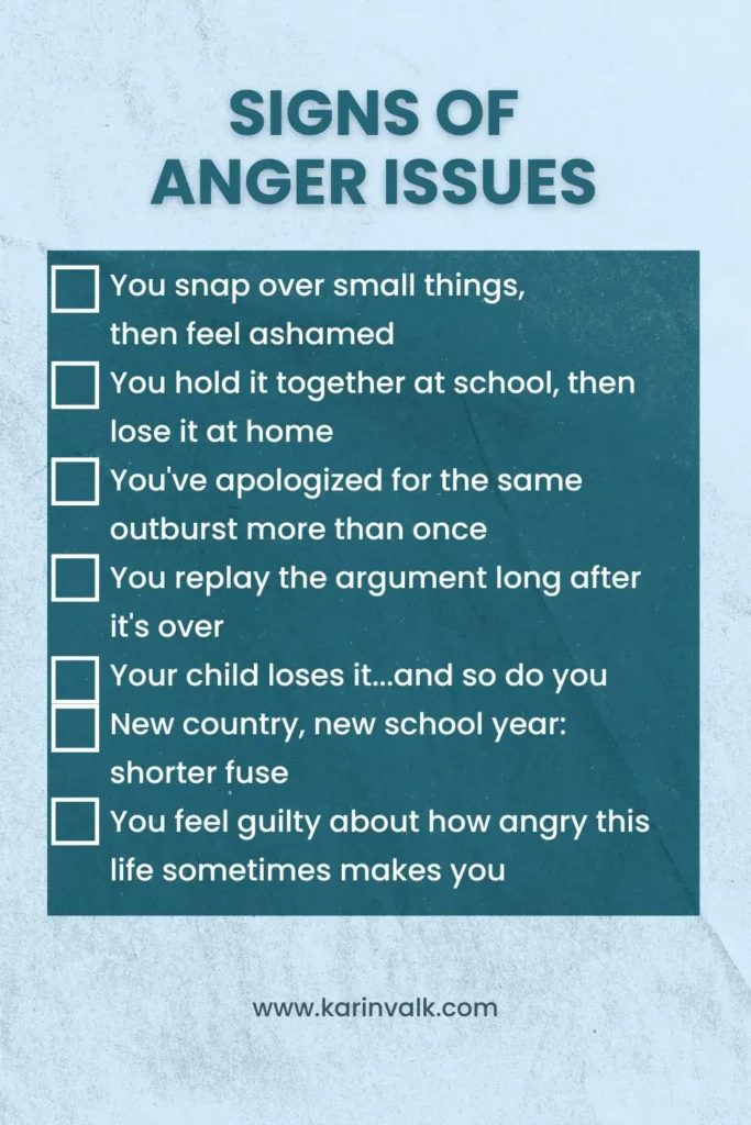 signs of anger issues