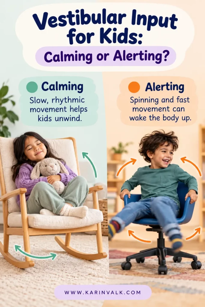activities for vestibular input