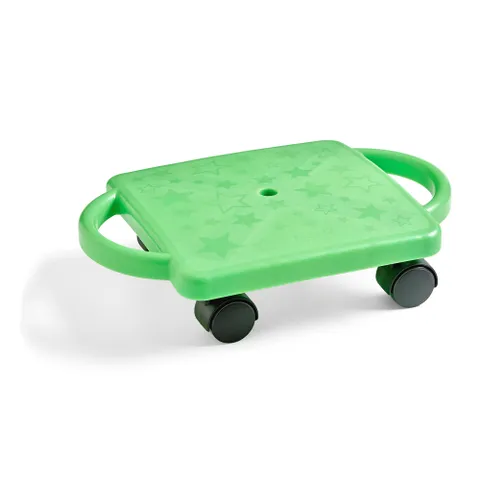 scooter board with handles for vestibular sensory input