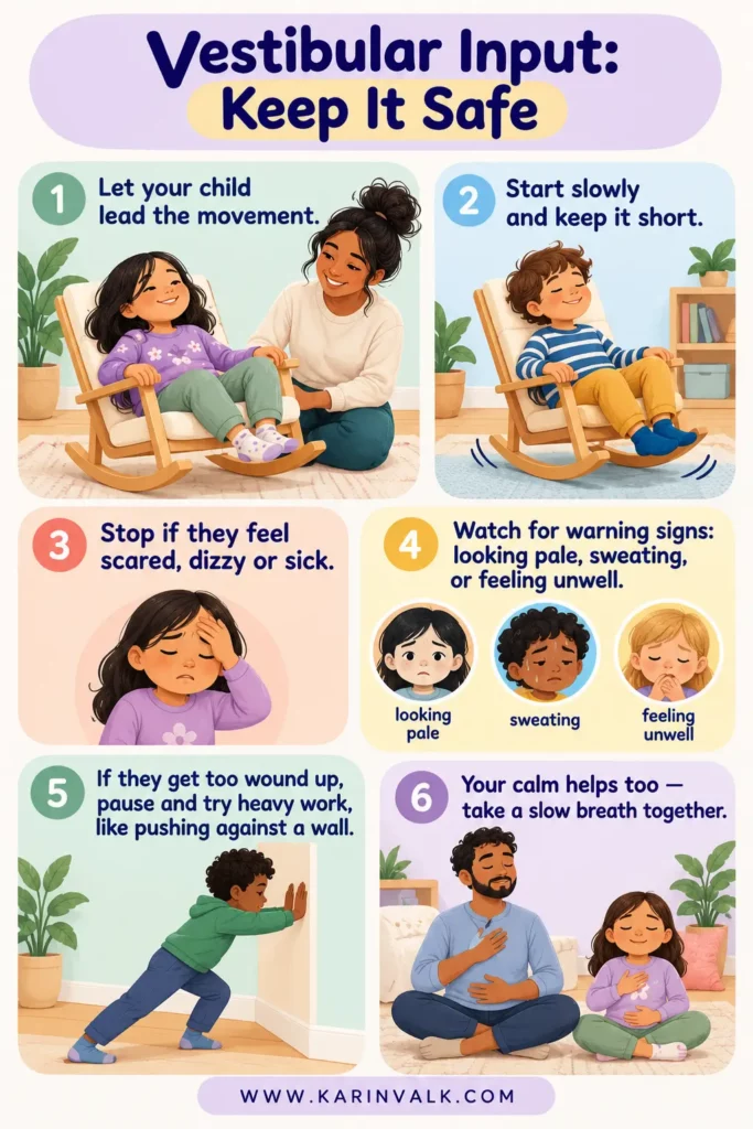 vestibular activities kids