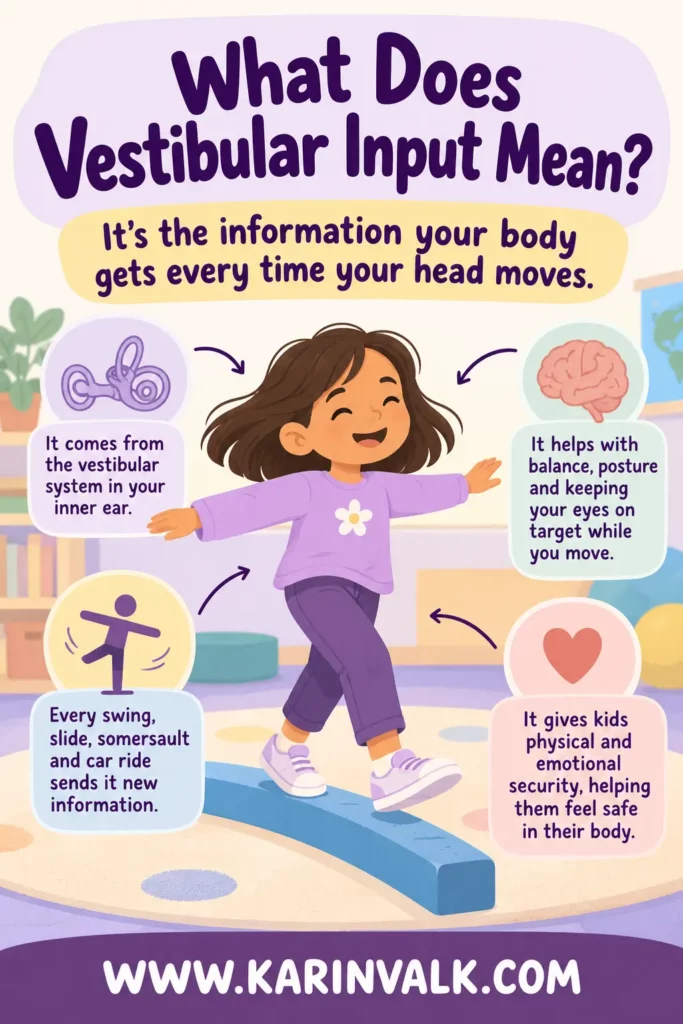 what is vestibular input